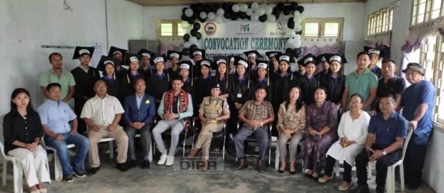 Officials and others during the Government ITI Phek 2nd convocation ceremony held on September 19. (DIPR Photo)
